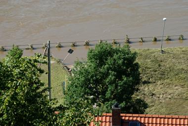 Das Hochwasser der Elbe am 11. Tag